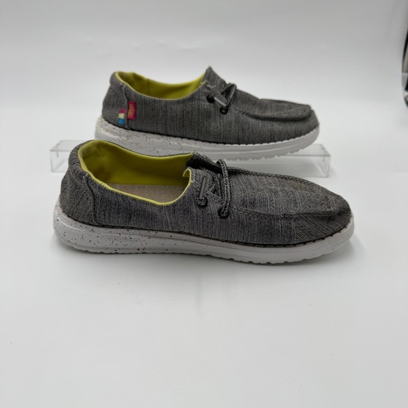 Hey Dude Wendy Sparkle Night  Casual Loafers Youth Size 3 - Picture 3 of 9